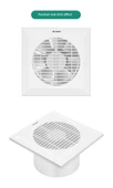 Airmate 4 inç Pencere Tipi Banyo/Mutfak Havalandırma Fanı - APC10-03 (100-115mm) - 9