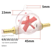 Su Soğutmalı İş Mili Motoru Su Akış Göstergesi - Pagoda Ağızlı Tek Giriş/Çıkış (13mm) - 5