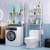 50cm Klozet Üstü Raf - Üç Katlı - Çiçek Tozu - 6