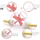 Su Soğutmalı İş Mili Motoru Su Akış Göstergesi - Pagoda Ağızlı Tek Giriş/Çıkış (12mm) - 9