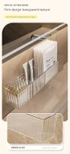Akrilik Banyo Rafı - Duvara Monte - 2 Adet + İz Bırakmayan Yapıştırıcı - 8