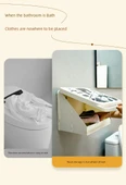 Katlanabilir Çizgi Film Banyo Rafı - Handy Kristal (Mickey ve Minnie) Beyaz Çerçeve - 6