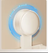 Havlu Askılıklı Vantuzlu Banyo Rafı - 50cm - Füme - 10