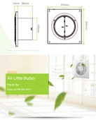 SLIM5 Banyo Havalandırma Fanı - 122mm Açıklık - 8
