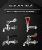 Su Kazanı Musluğu - Lüks Çift Katmanlı Kaynatma Kovası Özel 25mm - 7