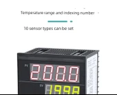 Dijital Akıllı Sıcaklık Kontrol Cihazı 96x96 SSR Katı Hal Çıkışlı Ayarlanabilir - 9