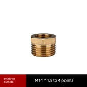 Basınç Ölçer Bakır Adaptör - M14 * 1.5 - 4 Nokta - 1