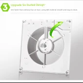 SLIM5 Banyo Havalandırma Fanı - 122mm Açıklık - 11