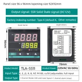 Dijital Akıllı Sıcaklık Kontrol Cihazı 96x96 SSR Katı Hal Çıkışlı Ayarlanabilir - 1