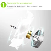 SLIM5 Banyo Havalandırma Fanı - 122mm Açıklık - 2