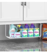 Lavabo Altı Demir Banyo Rafı - Siyah - Ekstra Büyük Boy - 2'li Paket - 7