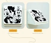 Katlanabilir Çizgi Film Banyo Rafı - Handler Kristal (Mickey ve Minnie) Siyah Çerçeve - 8