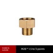 Basınç Ölçer Bakır Adaptör - M20 * 1.5 - 3 Nokta - 1