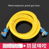 Paslanmaz Çelik Patlamaya Dayanıklı Gaz Hortumu - 3 Metre - 1