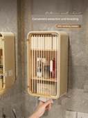 Deliksiz Banyo Duvar Dolabı - Süt Beyazı (Bölmeli) - 5