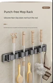 Deliksiz Banyo Rafı - Tuvalet Havlu Depolama - [Parlak Gümüş] Alüminyum 2 Katlı 3 Kancalı - 7
