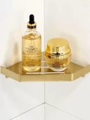 304 Paslanmaz Çelik Köşe Rafı - Deliksiz - 304-C Geniş Siyah (Yapışkanlı Çivi) thumbnail 6