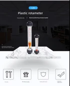 Plastik Boru Tipi Sıvı Su Akış Ölçer - DN32 - 0.4-4 m³/h - 7