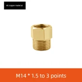Basınç Ölçer Ara Adaptörü - İçten M14 x 1.5 - Dıştan 3 Nokta - 1