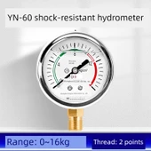 Darbeye Dayanıklı Su Basıncı Test Cihazı - 0-16kg 2 Nokta Dişli 1 Set - 1