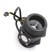 2" Su Akış Sensörü Hall Flowmetre DN50 Tarla Sulama Türbin Debimetre - DN50 Siyah, SM Fiş 50cm Kablo thumbnail 5