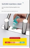 304 Paslanmaz Çelik Banyo Havluluk - Üç Çubuklu 60cm - 9