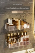 Duvara Monte Banyo Rafı - İnce Şeffaf Renkli 2'li Paket - 7
