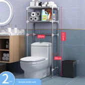 2 Katlı Klozet Rafı - Sade Model - 1