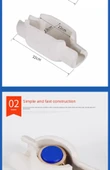 Su Sayacı Termal Yalıtım Kılıfı - Kare - 5'li Set - 8