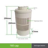 PVC Zemin Süzgeci Su Geçirmez Kumaş - 160 Tıkaç + Φ160 Izgara - 1