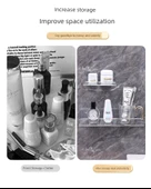 Deliksiz Akrilik Tuvalet Rafı - U Şekilli Daraltılmış 5x50 thumbnail 10