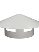 PVC Yağmur Şapkası Çatı Havalandırma Baca Kapağı - 250mm Kuş ve Fare Önleyici - 5