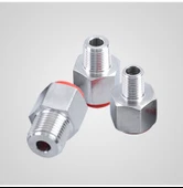 M20x1.5 M14x1.5 Basınç Ölçer Adaptörü - Kayısı (İç M14X1.5 - Dış PT1/4) - 6