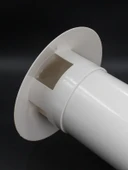 PVC Yağmur Şapkası Çatı Havalandırma Baca Kapağı - 250mm Kuş ve Fare Önleyici - 4