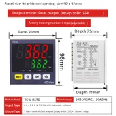 TC4L Dijital PID Sıcaklık Kontrol Cihazı - E Tipi, Çift Çıkış - 1
