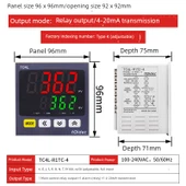 TC4L Dijital PID Sıcaklık Kontrol Cihazı - 4-20mA Çıkışı, Ana Kontrol Rölesi - 1