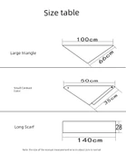 Pamuklu Çocuk Fular - Siyah Kahve Küçük Kontrast Renkli thumbnail 10