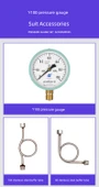 Y100 Basınç Ölçer - Y-100 [0-0.6mpa] 6kg - 8