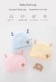 Bebek Yazlık Pamuklu Fileli Şapka - Pembe - M (3-6 Ay) thumbnail 7