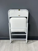 Hey Katlanır Kamp Sandalyesi Piknik Sandalyesi Beyaz thumbnail 7