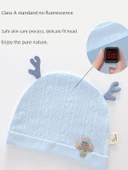 Bebek Yazlık Ultra İnce Jakarlı Şapka - Açık Pembe - M (2-5 Ay) thumbnail 3