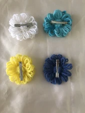 2 Lİ ÇİÇEK MODELLİ PENS TOKA - 3