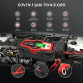 KOBB KBS6A 6/12V 150A Dijital Akü Şarj / Akü Bakım / Desülfatör ve Power Supply - 5