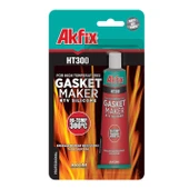 Akfix Rtv Tüp Yüksek Isı Silikonu 300 Derece Kırmızı 50ml thumbnail 1