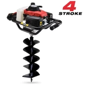 Gardenpro Çift Helezonlu 4 Zamanlı Toprak Burgu Makinası 250 mm 4 Hp - 1