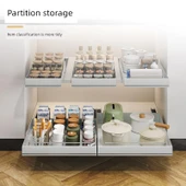 Çekmeceli Evye Altı Rafı - Beyaz - 25x40x6 cm thumbnail 5