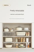 Mutfak Lavabo Dolabı Rafı - Stil 1 Siyah Yüksek Kısa Panel - 7