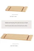 Ahşap Tel Sarma Pano Aksesuarları - 20mm Çapında Çubuklar - 11.7cm Uzun (4 Adet) - 9
