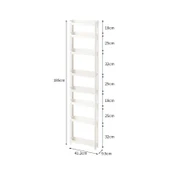 Dar Boşluk Rafı - 13.5cm Genişlik - 3 Katlı (2 Uzun Çubuklu) - 6