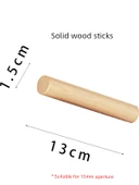 Ahşap Tel Sarma Pano Aksesuarları - Küçük Boy Pano 10*20cm (2 Çubuk Dahil) - 6